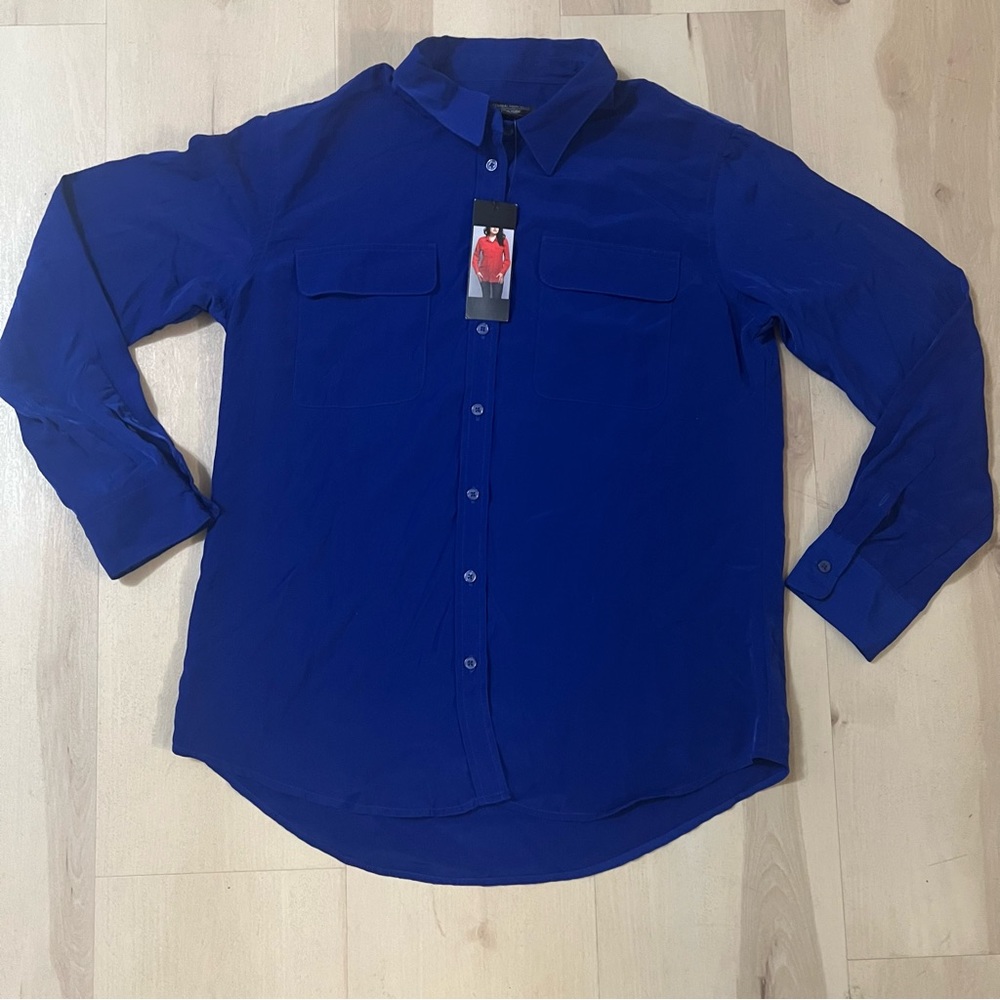 Central Park West Button Down Multiple Colors: Red, Dark Blue, Black